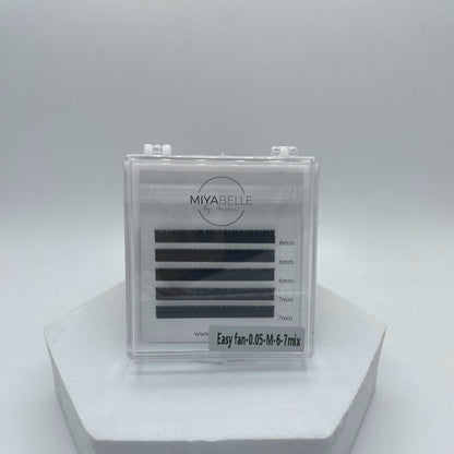 Easy Fanning Lashes in 0,05 in  M und L Curl