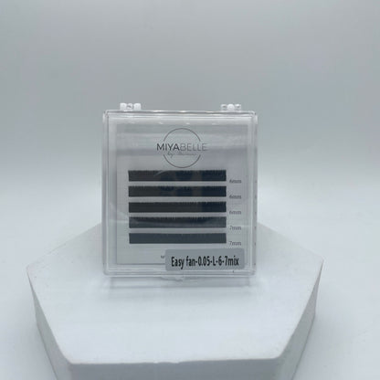 Easy Fanning Lashes in 0,05 in  M und L Curl